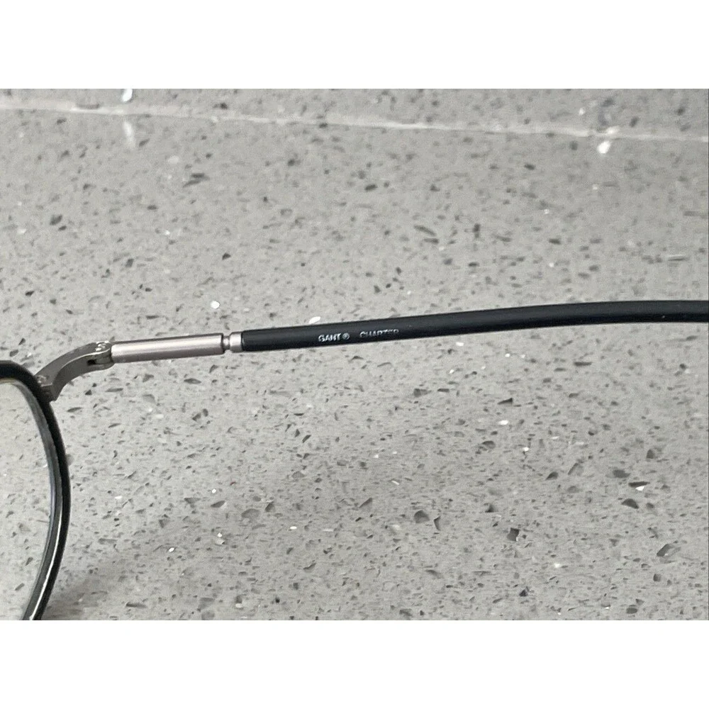 GANT Black rim eyeglasses frames only Charter G-353 Marine 50-23 Italy designer